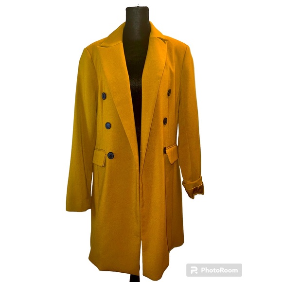 Forever 21 Double Breasted Coat - Picture 4 of 9